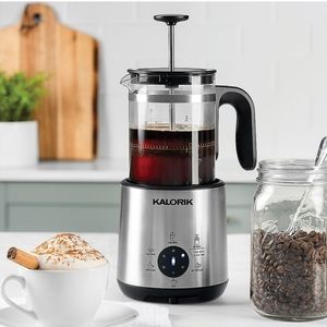 ☕ NIB‼️ Kalorik brand Stainless Steel Barista French Press